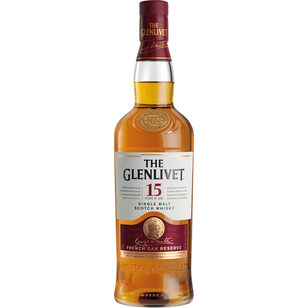 Glenlivet 15 year single malt scotch — Glenlivet