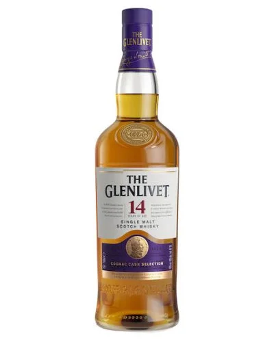 Glenlivet Cognac Cask Selection 14 Year Old Single Malt Scotch Whisky 750ml — Glenlivet