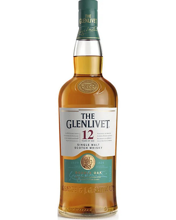 Glenlivet Double Oak 12 Year Old Single Malt Scotch Whisky 1Lt — Glenlivet