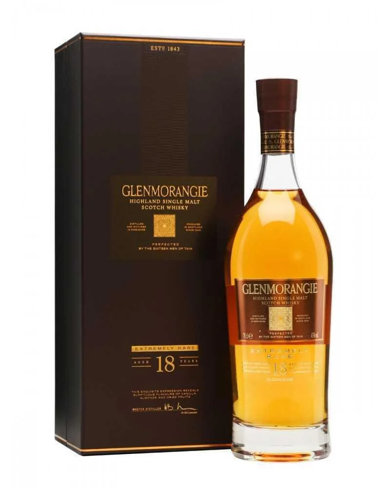 Glenmorangie 18 Year Extremely Rare Single Malt Scotch Whisky — Glenmorangie