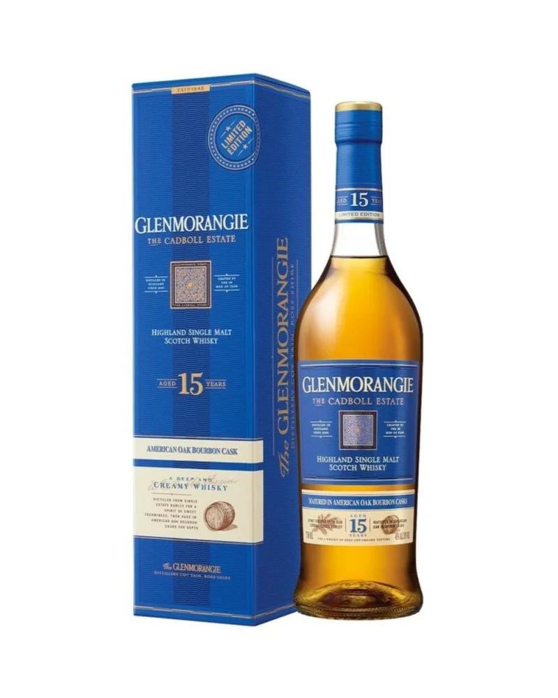 Glenmorangie The Cadboll Estate 15 Year Old Highland Single Malt Scotch Whisky 750ml — Glenmorangie