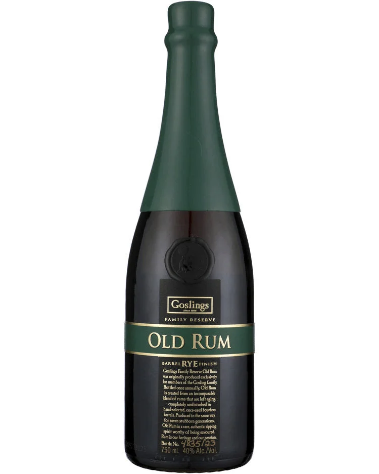Goslings Family Rye Barrel Finish Reserve Old Rum 750ml — Gosling