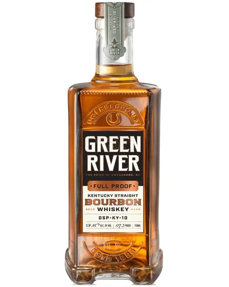 Green River Full Proof Straight Bourbon Whiskey 750ml — Green River