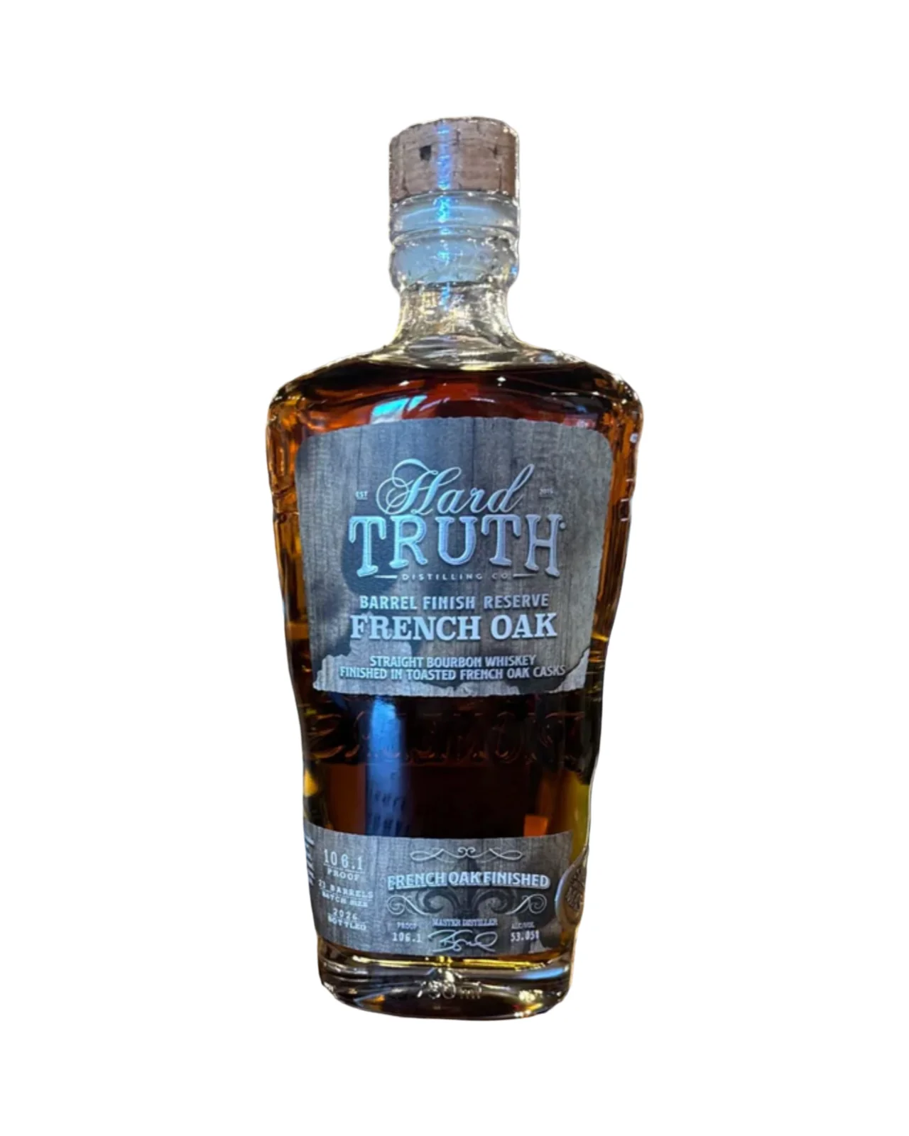 Hard Truth French Oak Finished Reserve Straight Bourbon Whiskey 750ml — Hard Truth