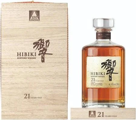 Hibiki 21 Years 100th Anniversary Edition Japanese Blended Whisky 700ml — Hibiki