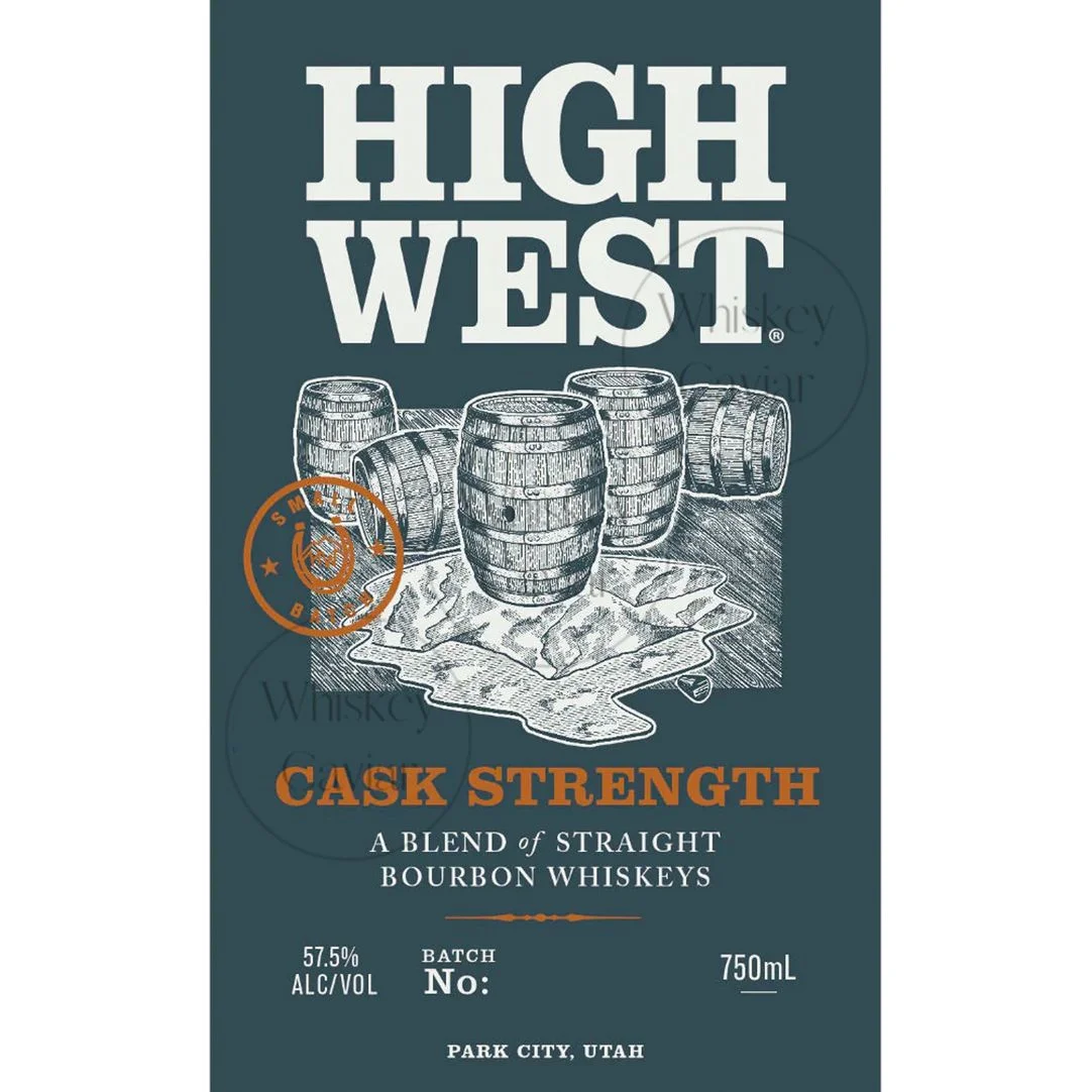 High West Cask Strength Blended Bourbon 750 mL — High West
