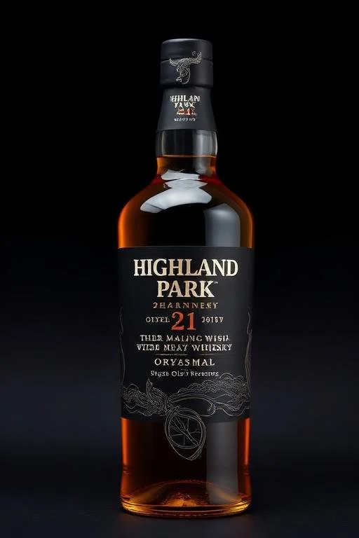 Highland Park 21 Year Old Single Malt Scotch Whisky — Highland