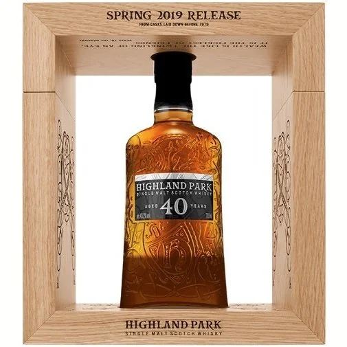 Highland Park 40 Year Old Single Malt Scotch Whisky — Highland