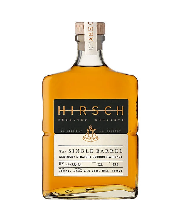 Hirsch The Single Barrel White Label Kentucky Straight Bourbon Whiskey 750ml — A.H. Hirsch