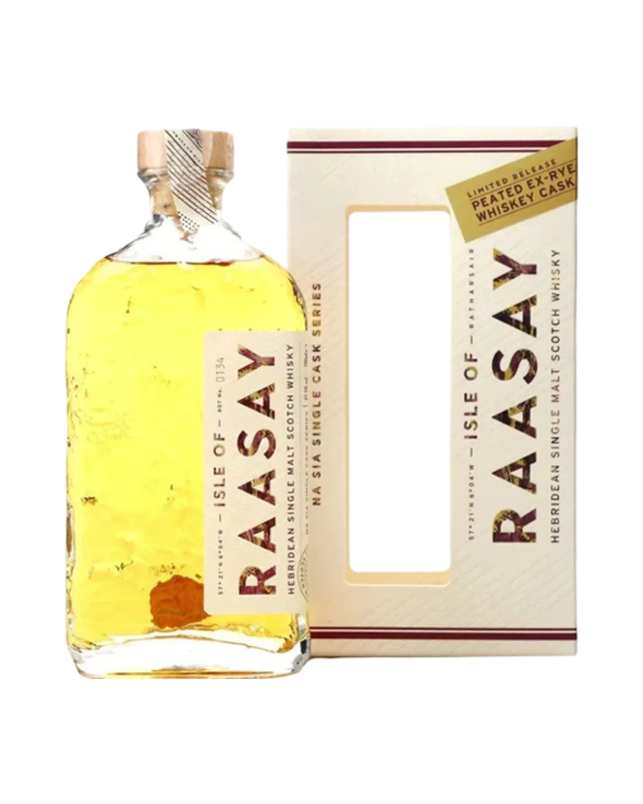Isle Of Raasay Single Cask Series Peated Ex-Rye Whiskey Hebridean Cask Single Malt Scotch Whisky 700ml — Isle of Raasay