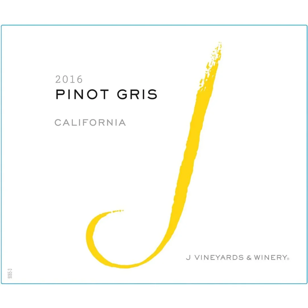 J Vineyards California Pinot Gris 750ml — J Vineyards