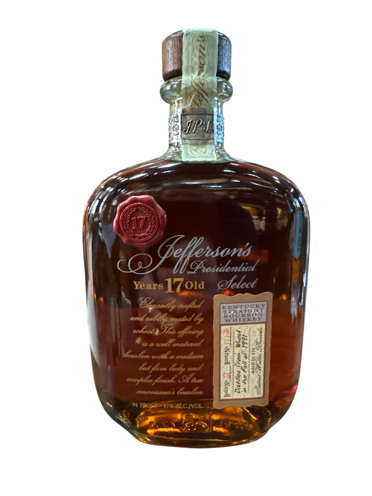 Jefferson's Presidential Select 17 Year Bourbon — Jefferson's