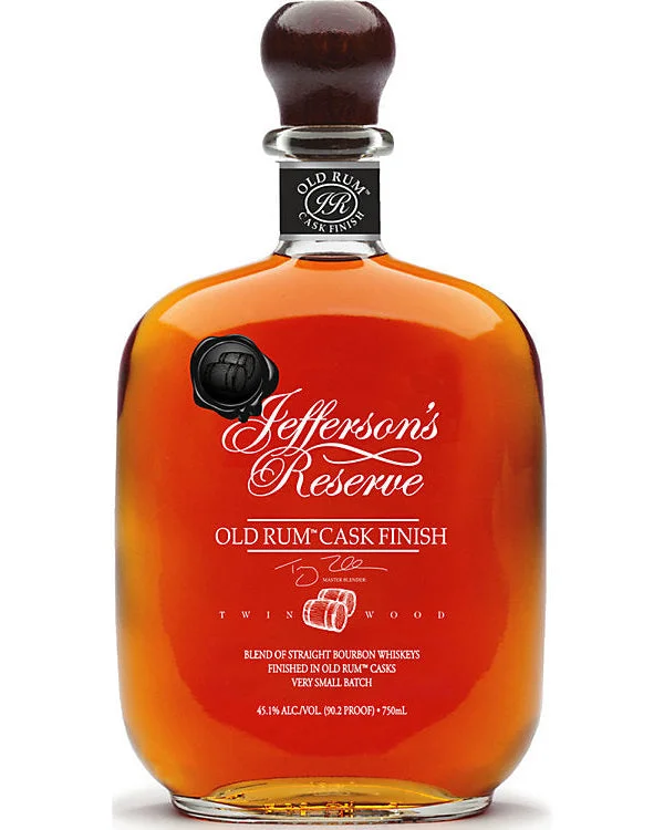 Jefferson's Reserve Old Rum Cask Finish Straight Bourbon Whiskey 750ml — Jefferson's