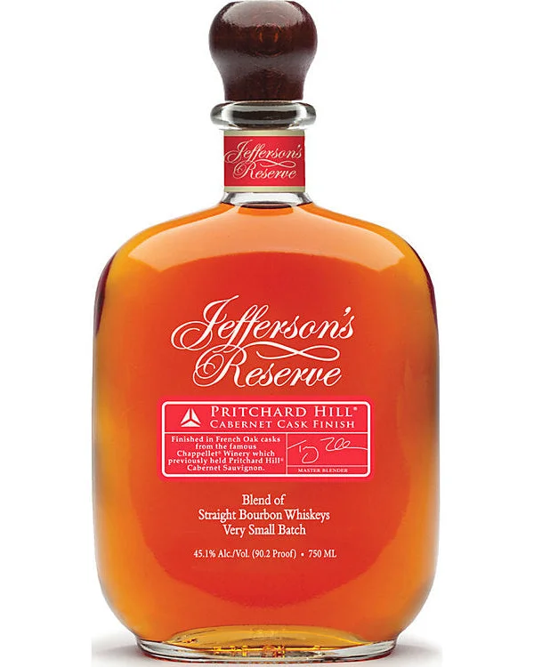 Jefferson's Reserve Pritchard Hill Cabernet Cask Finished Kentucky Straight Bourbon Whiskey 750ml — Jefferson's