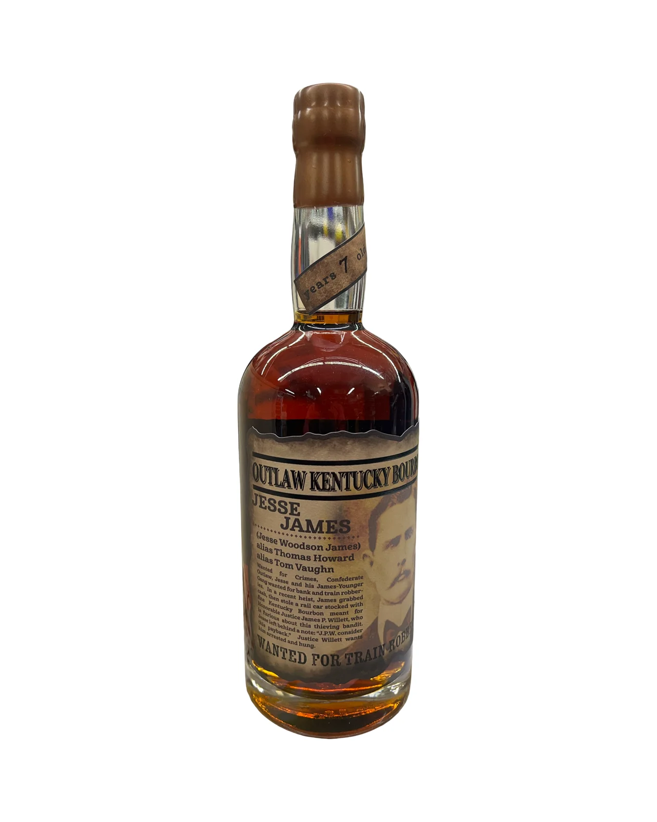 Jesse James Outlaw 7 Year Old Kentucky Bourbon Whiskey By Preservation Distiller 750ml — Preservation Distillery