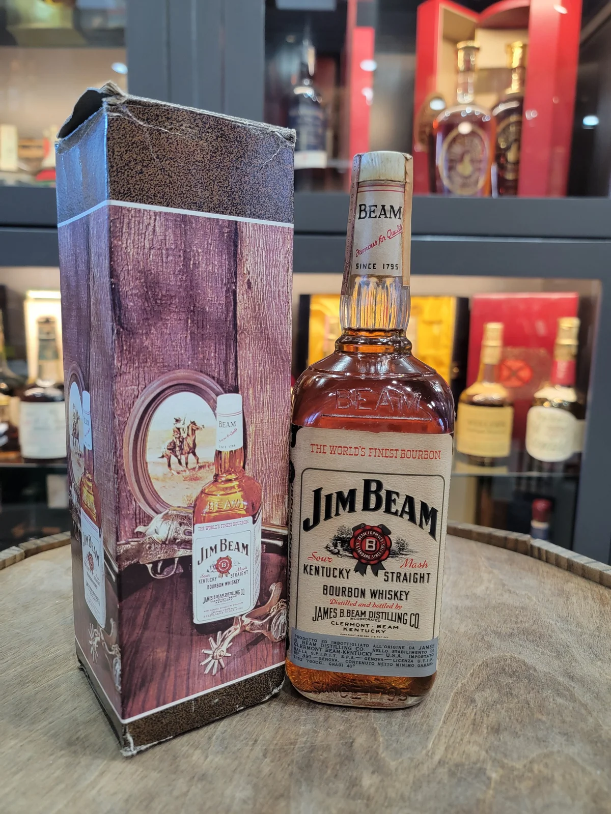 Jim Beam White Label Bourbon - 1976 Bicentennial Era — Jim Beam