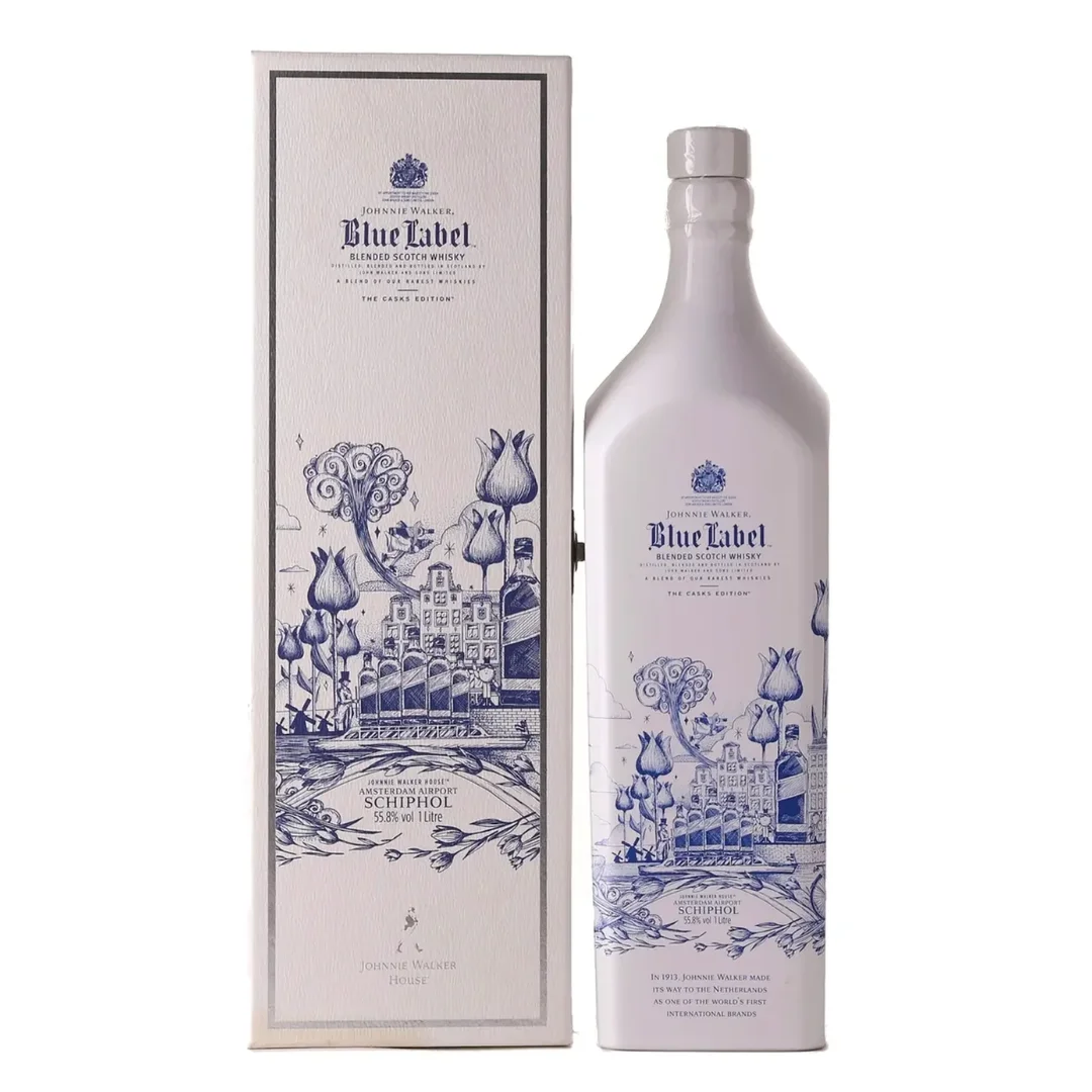 Johnnie Walker Blue Label: Schiphol Blended Scotch 1L — Johnnie Walker