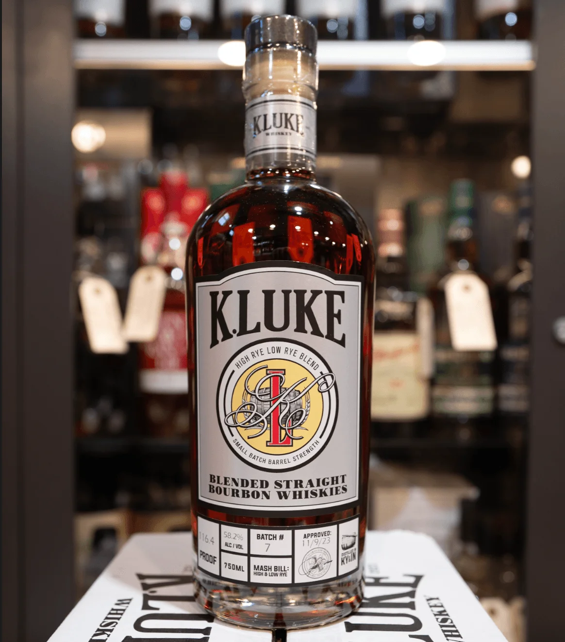 K.Luke Barrel Strength Bourbon Batch 7 — K.Luke