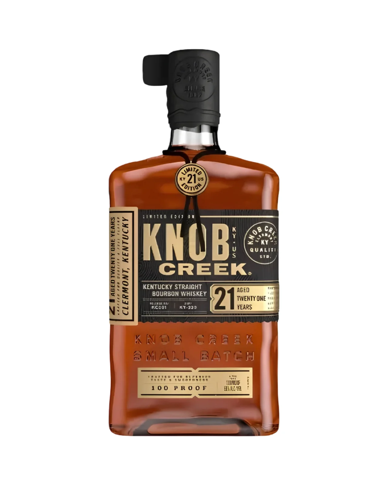 Knob Creek Small Batch Limited Edition 21 Year Old Straight Bourbon Whiskey — Knob Creek