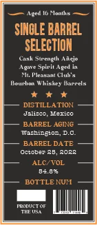 La Manplesa Anejo Single Barrel Agave Spirit — Portage Liquors