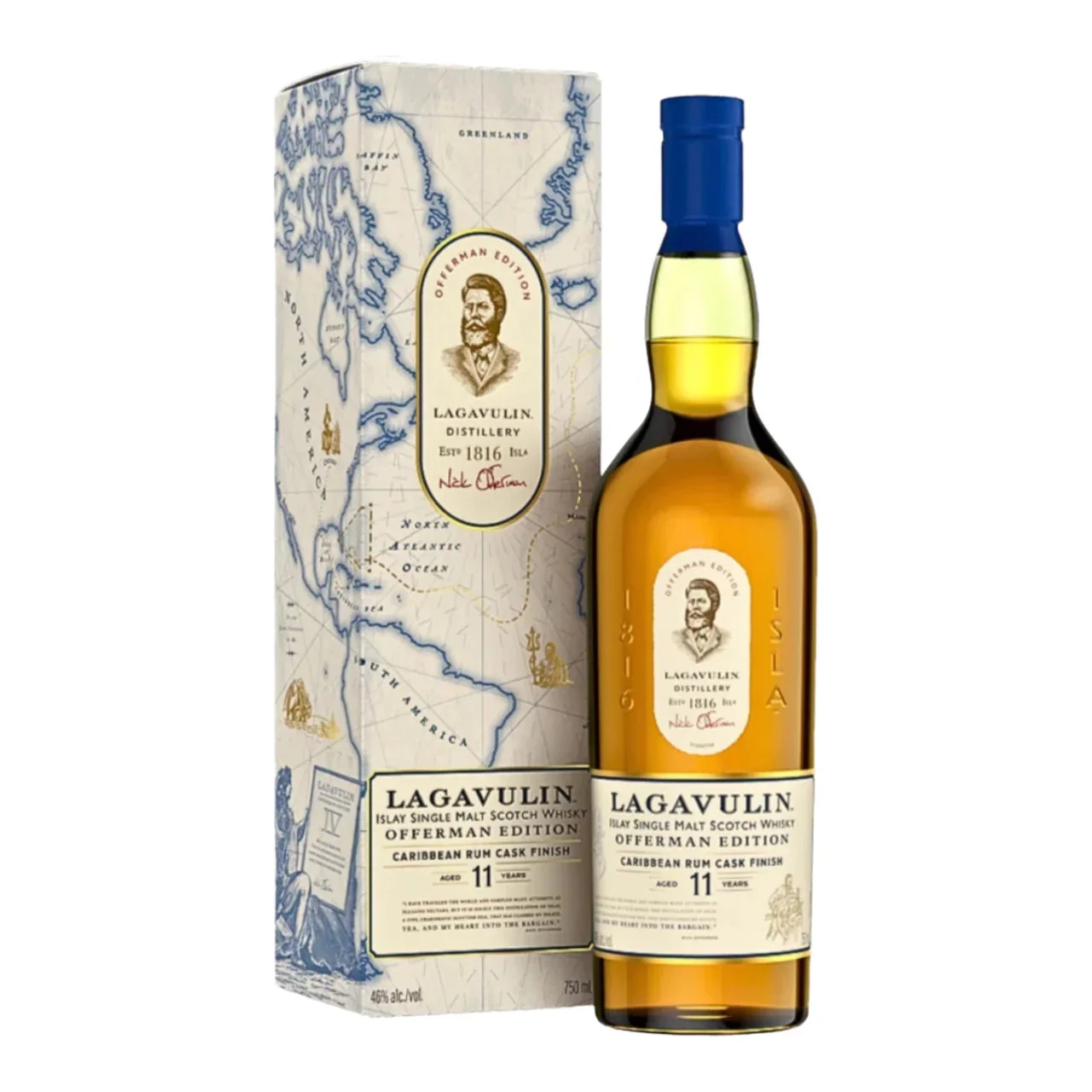 Lagavulin Offerman Edition Carribean Rum Cask Finish 11 Year Old Single Malt Scotch Whisky 750ml — Lagavulin
