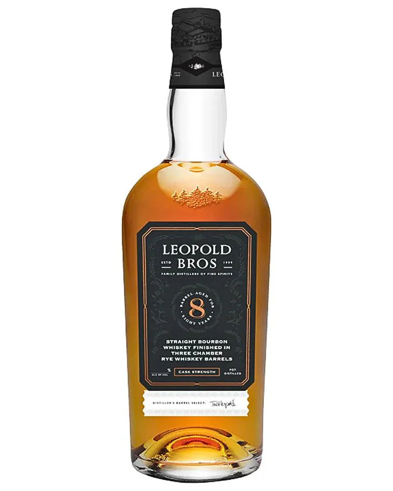 Leopold Bros 8 Year Old Cask Strength Straight Bourbon Whisky 750ml — Leopold Bros