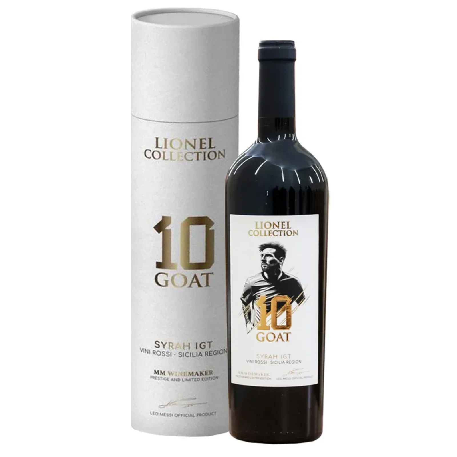 Lionel Collection "10 GOAT" Syrah IGT Sicilia Red Wine 750 mL — Lionel Messi
