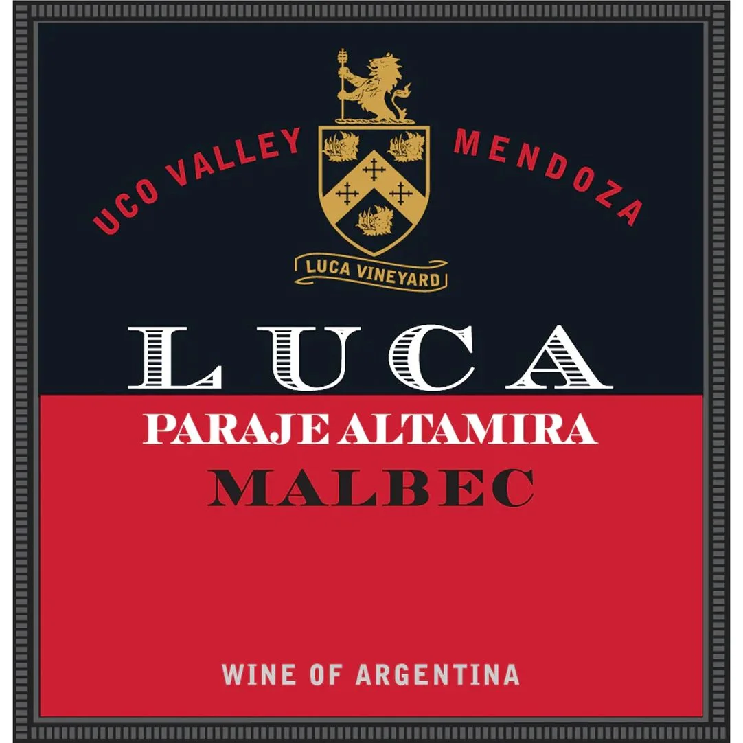 Luca Valle De Uco Paraje Altamira Malbec 750ml — Luca Valle