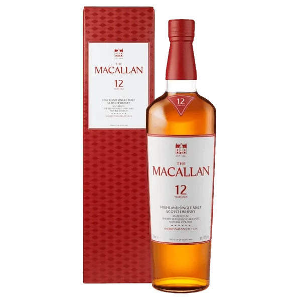 Macallan 12 Year Sherry Oak Single Malt Scotch Whisky — Macallan