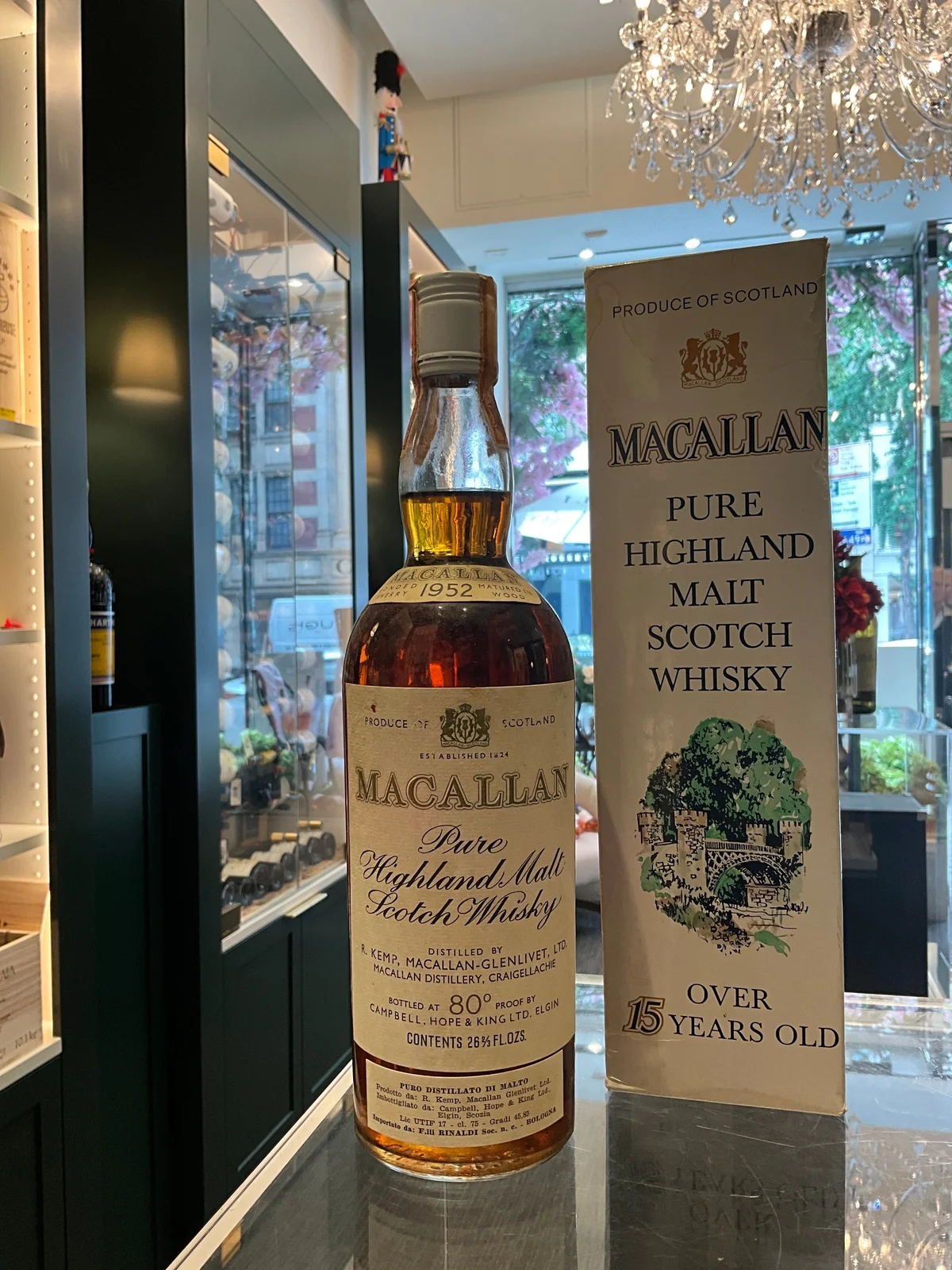 Macallan 1952 80proof 75cl Campbell, Hope & King — macallan