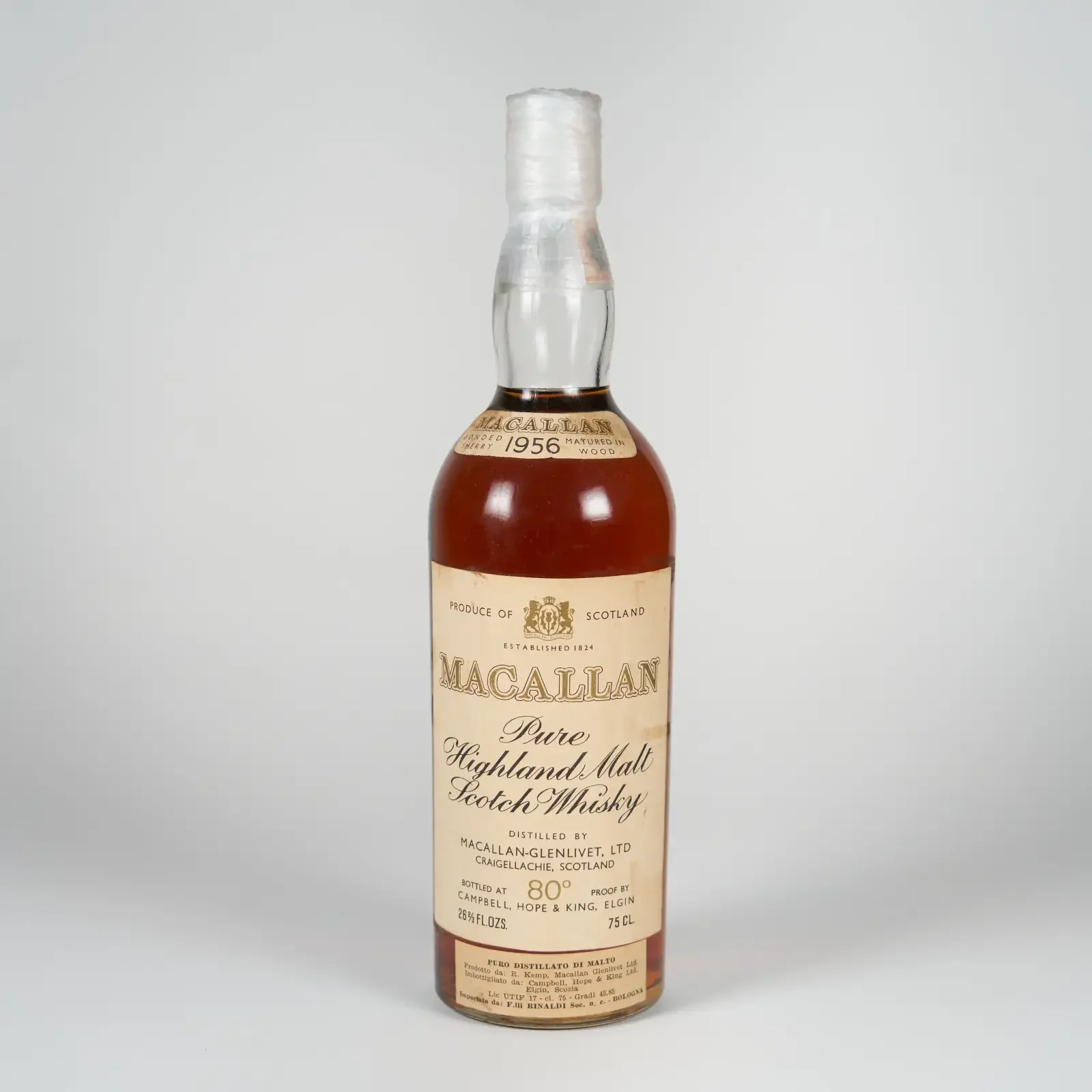 Macallan 1956 first release — Macallan