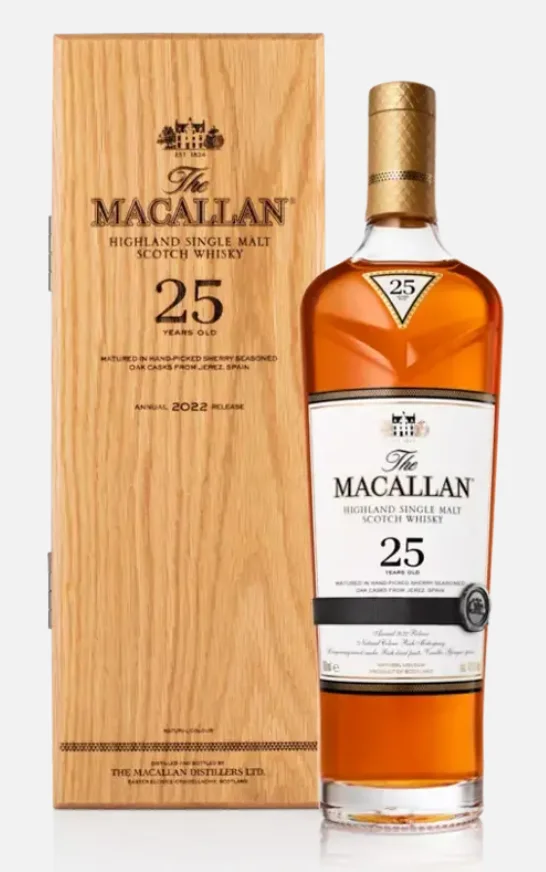 Macallan 25 Year Sherry Oak (2022 Release) — Macallan