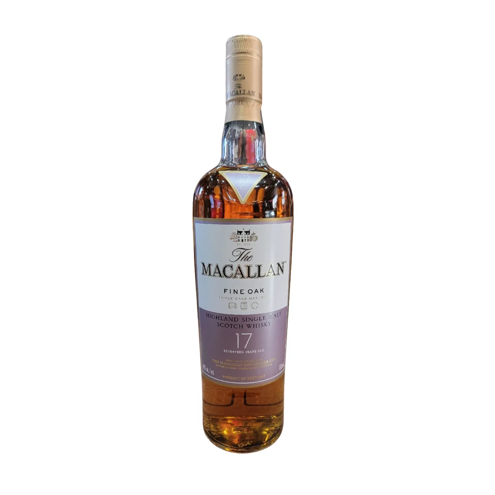 Macallan Fine Oak Scotch Single Malt 17 Year — Macallan