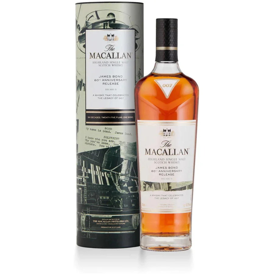 Macallan James Bond 60th Anniversary Decade II Single Malt Scotch Whisky 750ml — Macallan