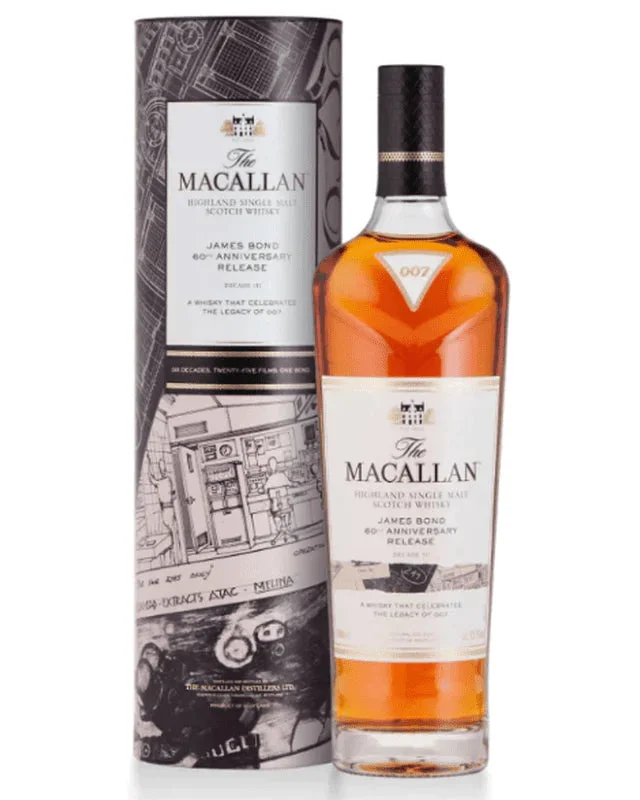Macallan James Bond 60th Anniversary Decade III Single Malt Scotch Whisky 700ml — Macallan