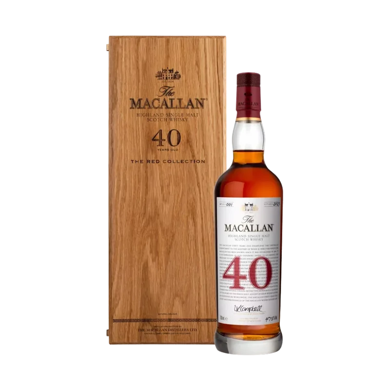 Macallan Red Collection 40 Year Old Single Malt Scotch Whisky — Macallan