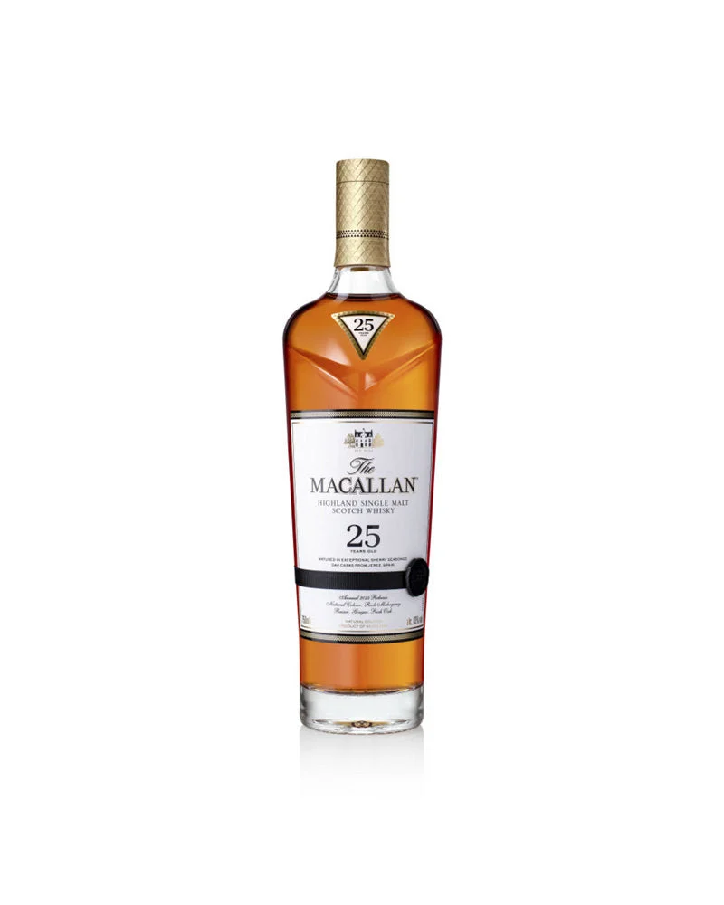 Macallan Sherry Oak 25 Year Old Single Malt Scotch Whisky 750ml — Macallan