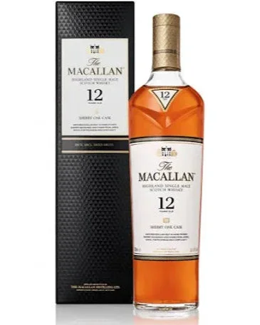 Macallan Sherry Oak Cask 12 Year Old Single Malt Scotch Whisky