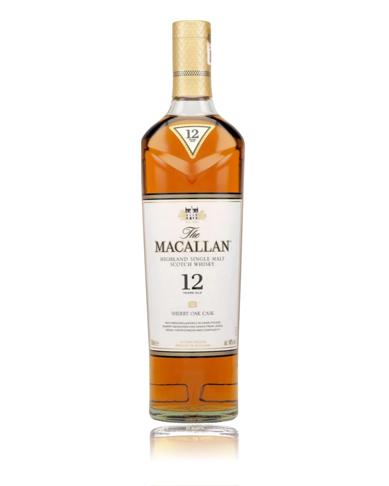 Macallan Sherry Oak Cask 12 Year Old Single Malt Scotch Whisky 750ml — Macallan