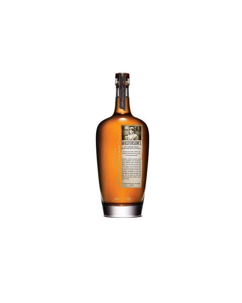 Masterson's 10 Year Old Straight Rye Whisky 750ml — Masterson's