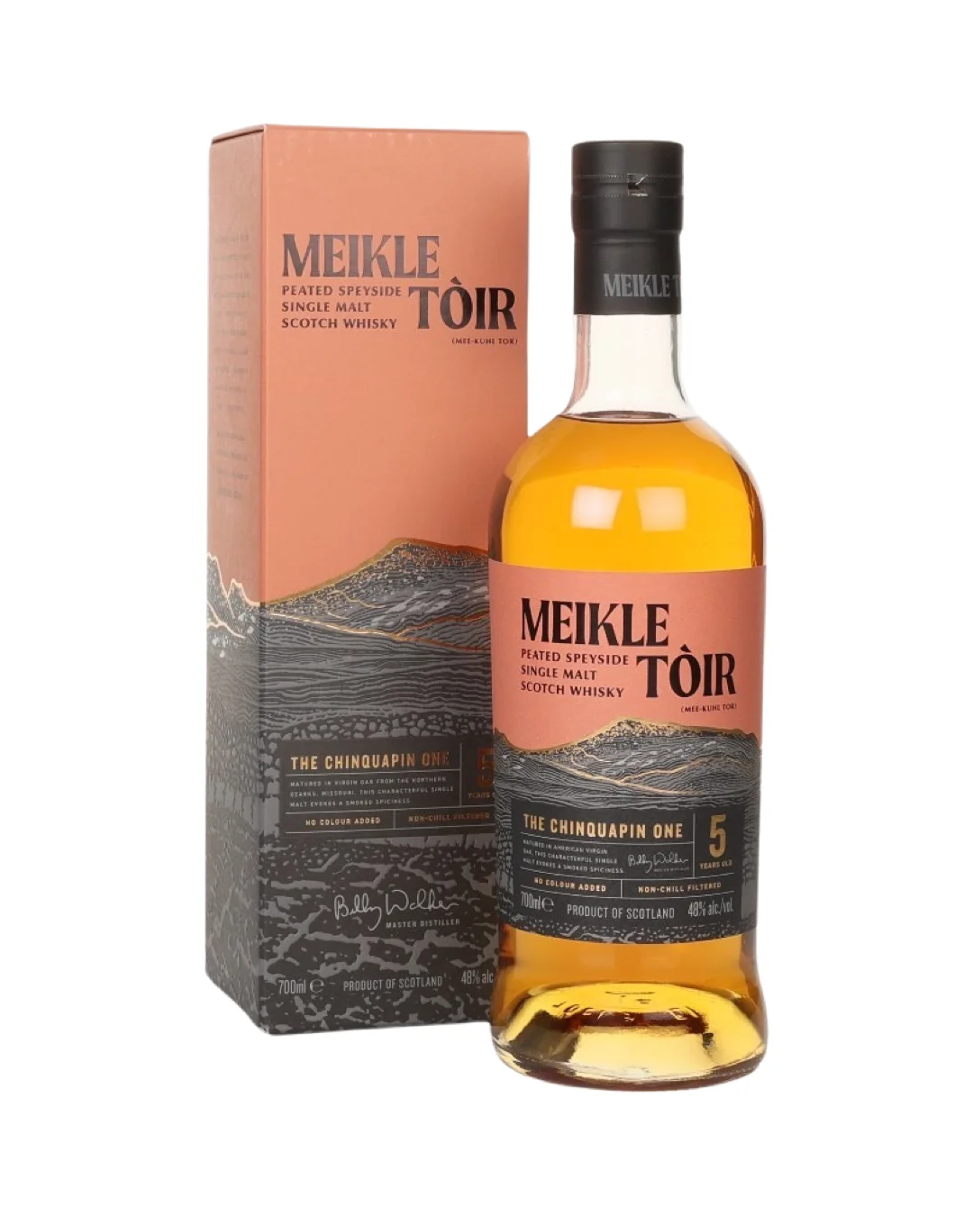 Meikle Toir The Chinquapin One 5 Year Old Peated Single Malt Scotch Whisky 700ml — Meikle Toir