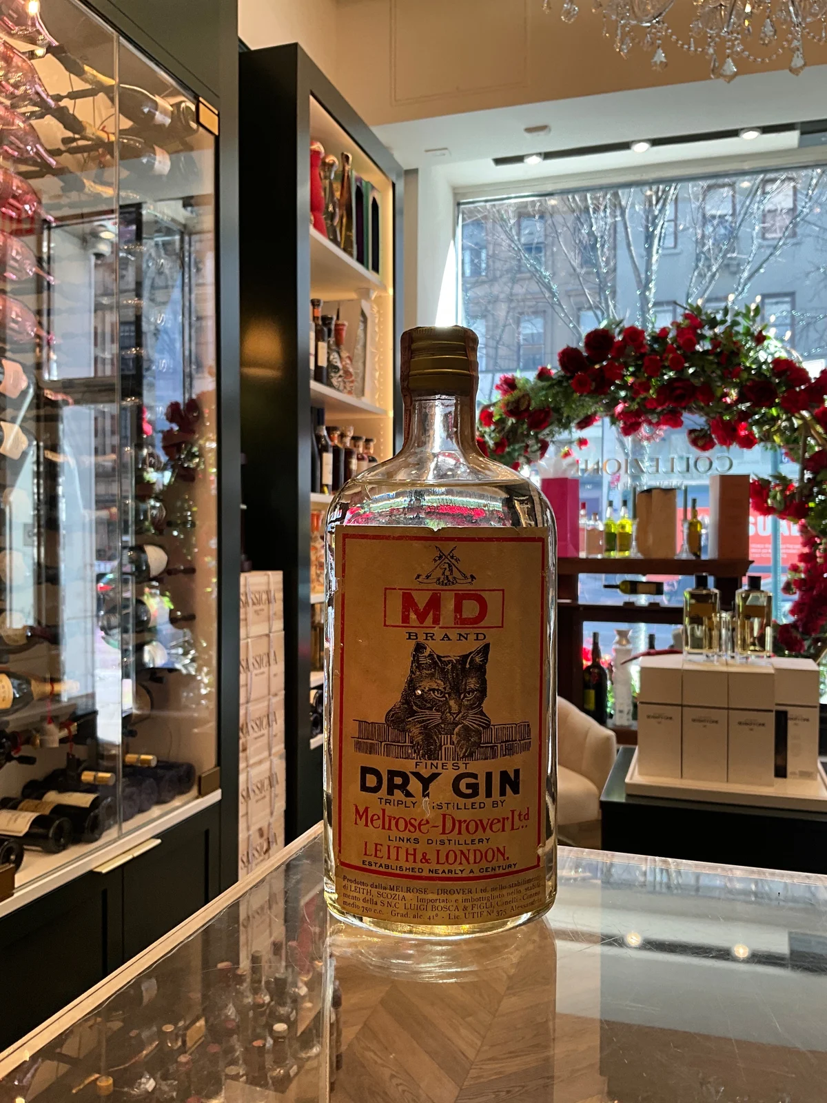 Melrose-Drover Dry Gin 1970s 75cl 41%abv — Melrose Drover