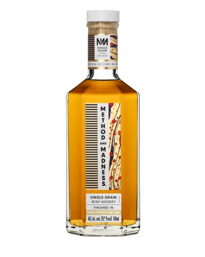 Method & Madness Single Grain Matured In Bourbon Barrels Finished In Virgin Spanish Oak Casks Irish Whiskey 700ml — Method & Madness