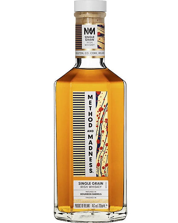 Method & Madness Single Grain Matured In Bourbon Barrels Finished In Virgin Spanish Oak Casks Irish Whiskey 750ml — Method & Madness