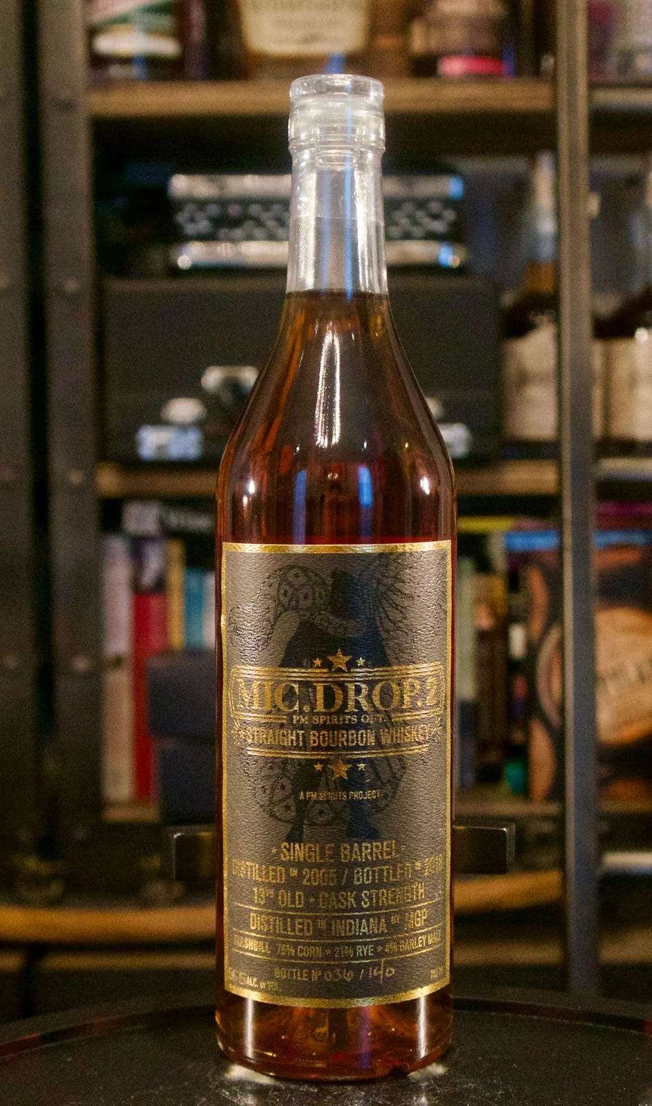 Mic Drop 2.0 - Single Barrel 13 Year Cask Strength 750ml — Mic Drop