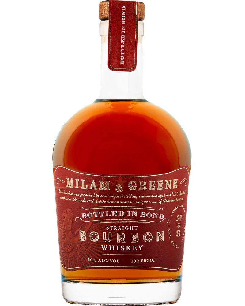 Milam & Greene Bottled in Bond 4 Year Old Straight Bourbon Whiskey 750ml — Milam & Greene