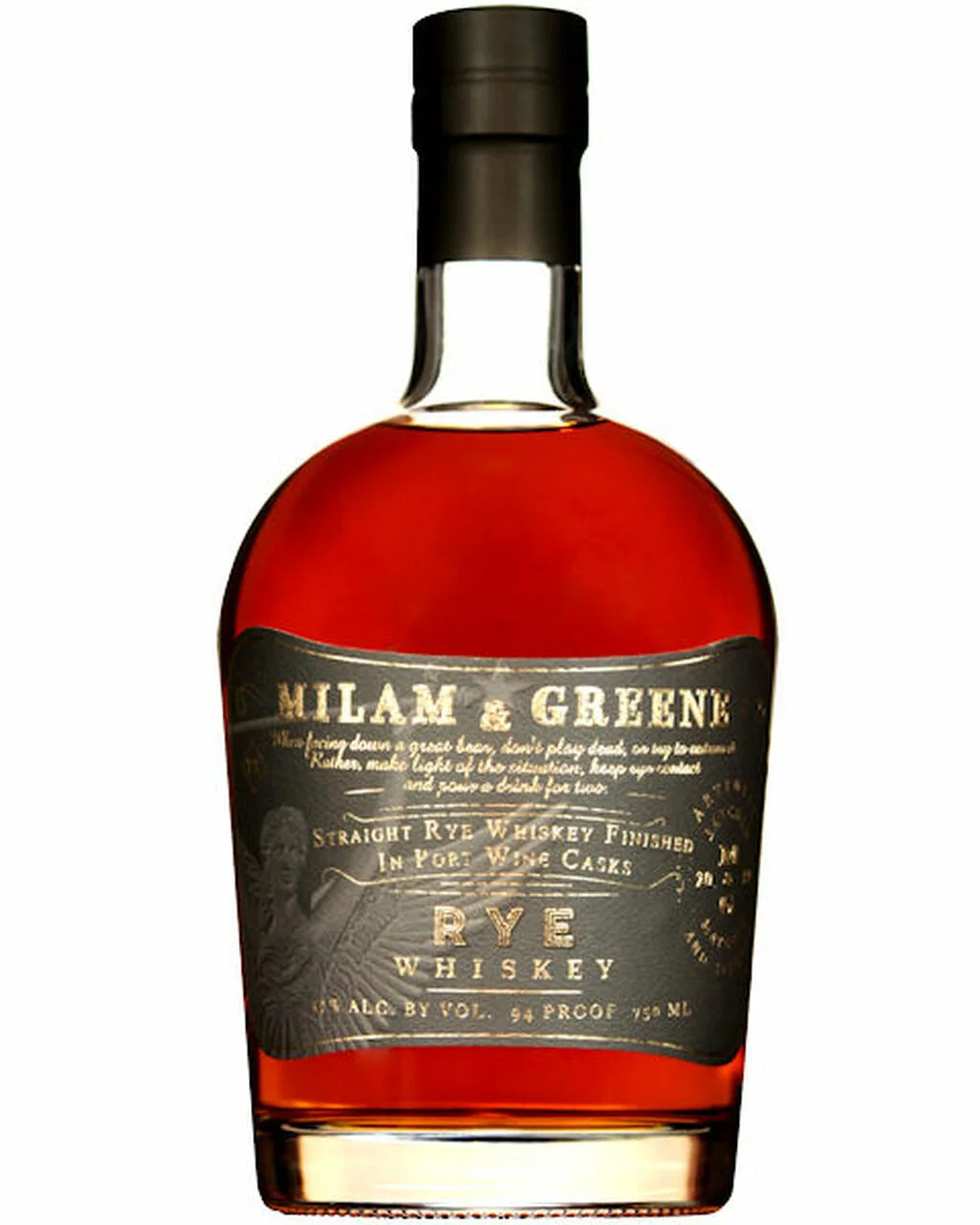 Milam & Greene Port Cask Finished Rye Whiskey 750ml — Milam & Greene