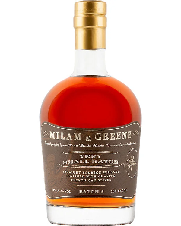 Milam & Greene Very Small Batch Straight Bourbon Whisky 750ml — Milam & Greene