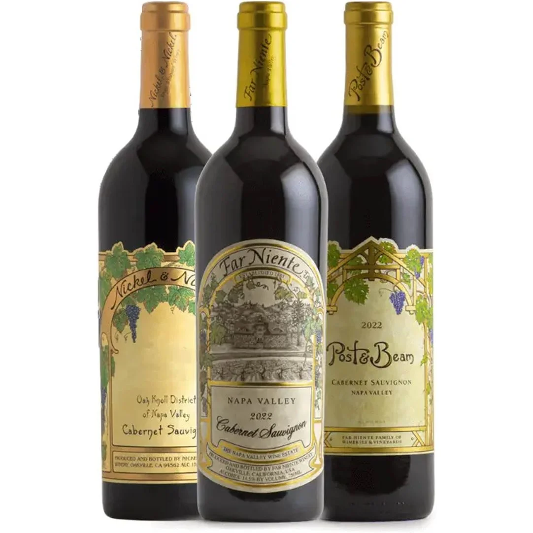 Nickel & Nickel, Far Niente, and Post & Beam Napa Valley Cabernet Sauvignon Value Bundle — Portage Liquors
