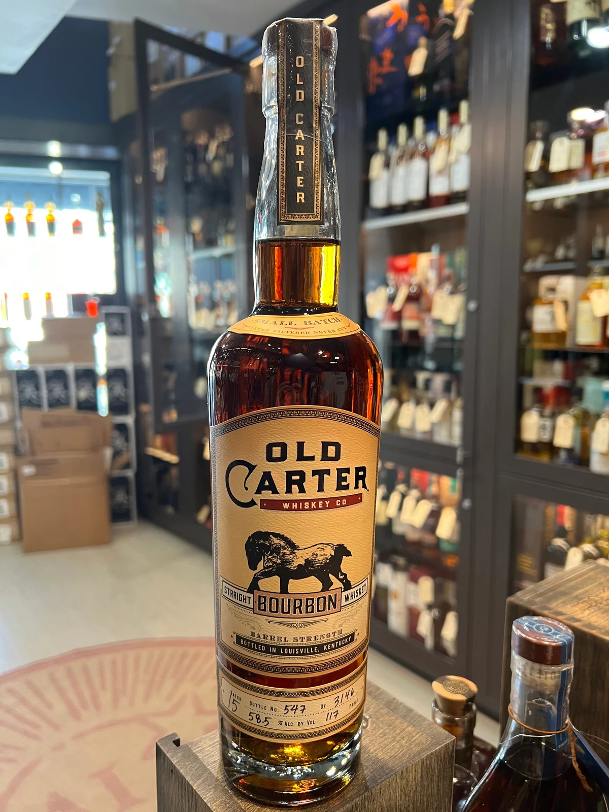 Old Carter Small Batch Straight American Bourbon Batch 15 - 117pf — Old Carter